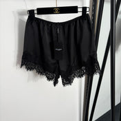 YSL 26S LACE TRIMMED PAJAMA SHORTS PANTS 376