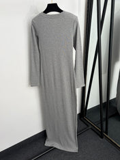 ALO 26S LONG-SLEEVE MAXI DRESS 333