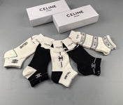 CELINE 26S ANKLE SOCKS 415735 (1 BOX)