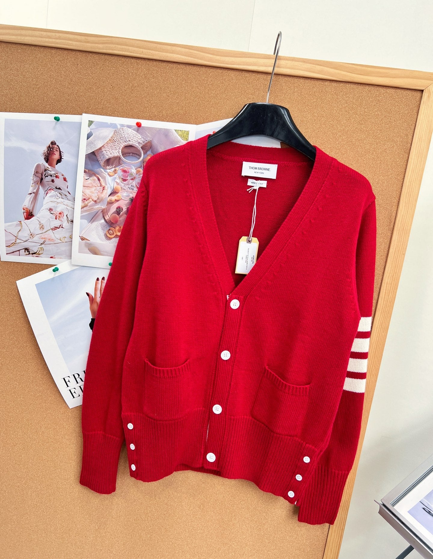 THOM 26S V-NECK KNIT CARDIGAN 288