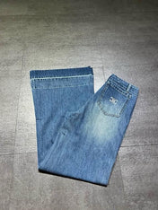 CELINE 26S HIGH-WAIST WIDE-LEG JEANS 744