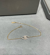 LUCKY EYE PAVED DIAMOND BRACELET
