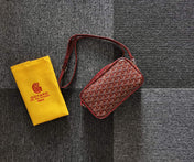 CAP-VERT PM BAG 23X8X14CM BURGUNDY CANVAS