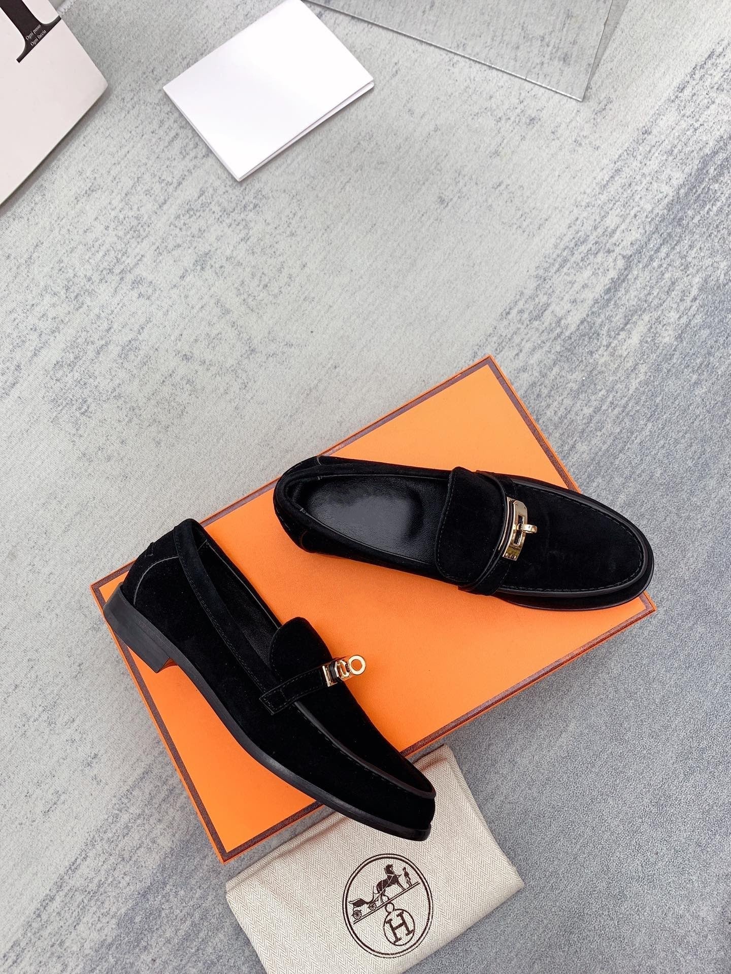 Destin Loafer Suede Black