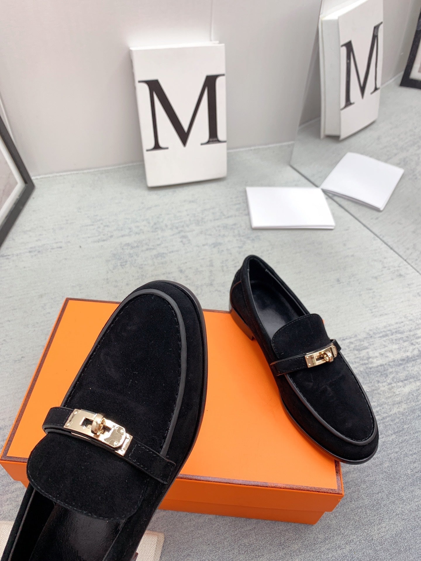 Destin Loafer Suede Black
