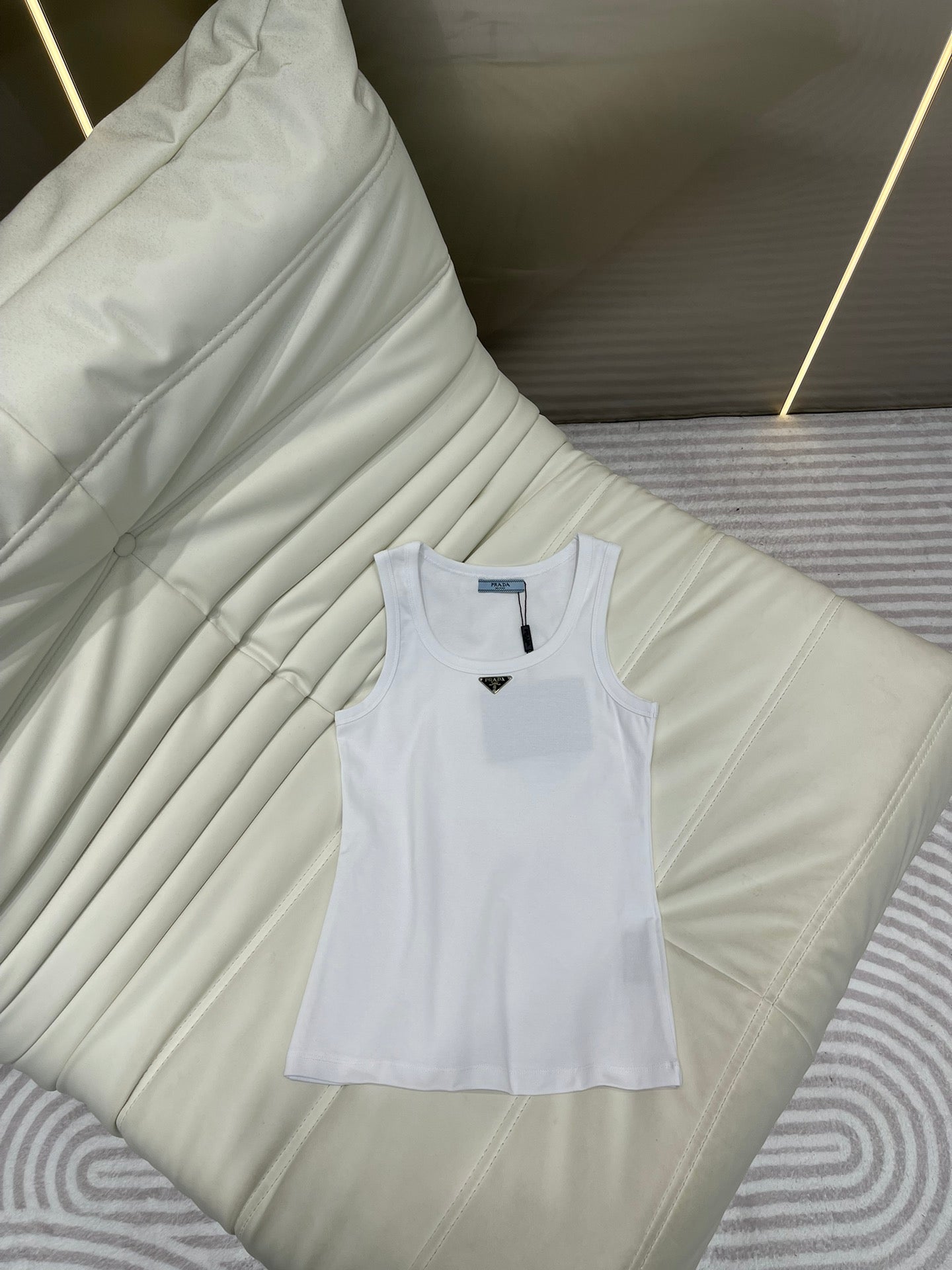 Pra Ribbed Knit Jersey Tank Top